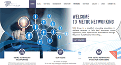 Desktop Screenshot of metronetworking.com.au
